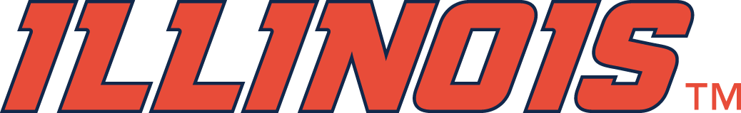 Illinois Fighting Illini 2014-Pres Wordmark Logo 04 vinyl decal